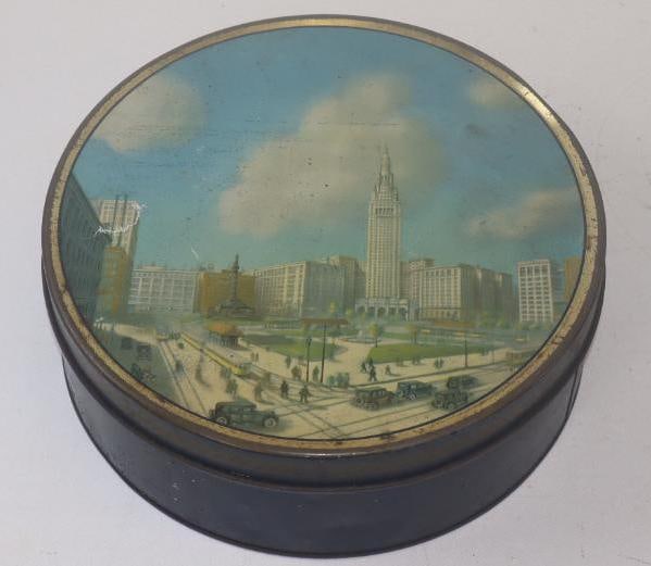 Early Star Baking Tin Canister With 1920's Cleveland Litho (1 of 2)