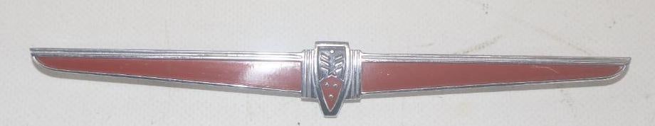 Oldsmobile Interior Dash Emblem Badge: 6.5" x .75", cloisonne