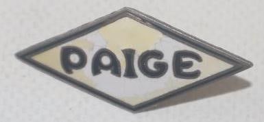 Paige Interior Dash Emblem Badge: 1.5" x .75", cloisonne
