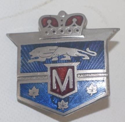 Monarch Mercury Interior Dash Emblem Badge: 2" x 2", cloisonne