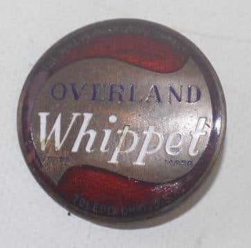 1926- 1928 Overland Whippet Toledo OH Radiator Emblem Badge (1 of 2)
