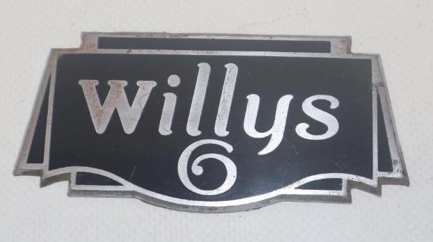 1930 Willys Six Radiator Emblem Badge (1 of 2)