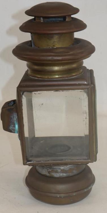 Early Automobile Brass Side Light (1 of 4)