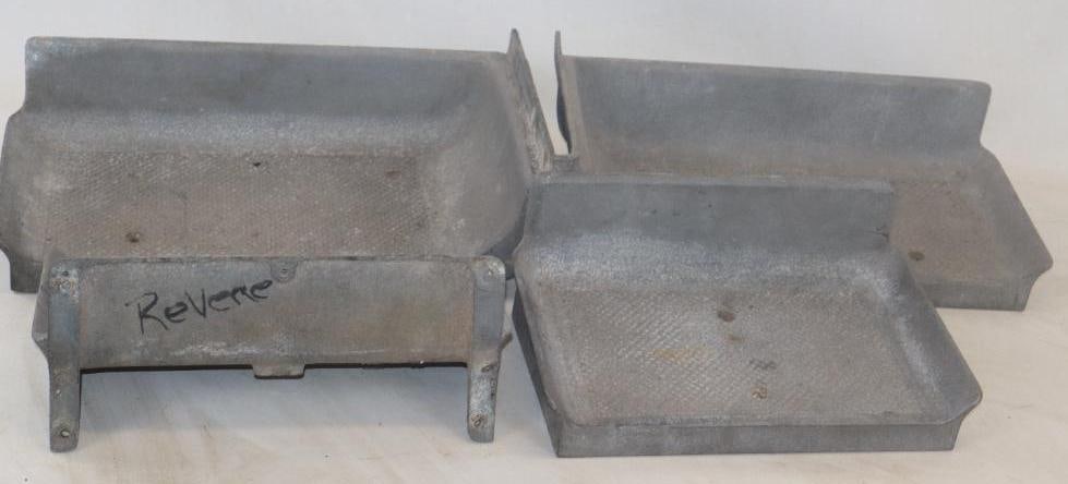 Pair of 1920's Revere Aluminum Molded Running Boards (1 of 4)