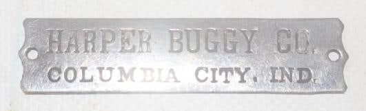 Harper Buddy Co. Coach Builder Body Identification Tag: 2.75" x .75"