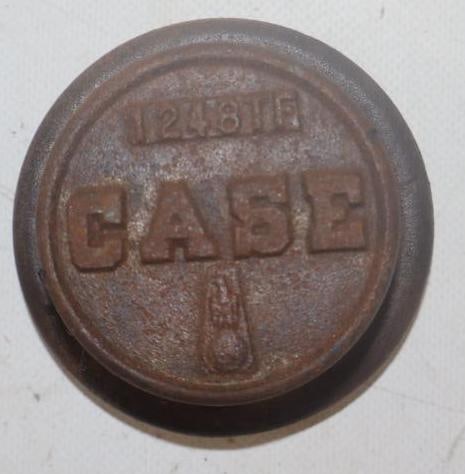 Case Cast Steel Tractor Hubcap (1 of 2)