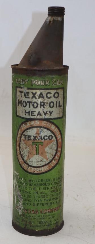 Port Arthur  Texaco Easy Pour Half Gallon Oil Can (1 of 2)