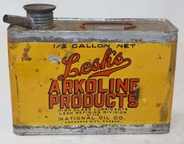 Lesl's Arkoline Slim Half Gallon Oil Can: Empty