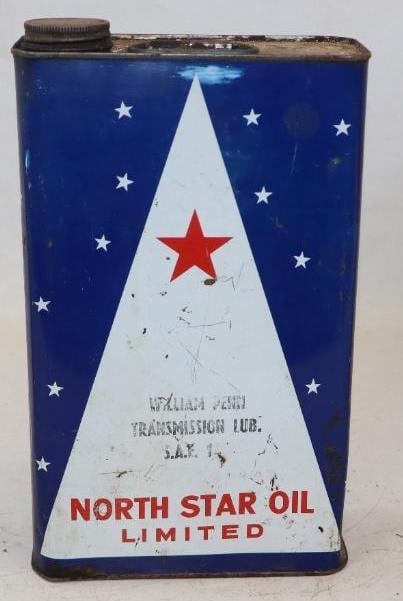 North Star William Penn One Imperial Gallon Oil Can: Empty