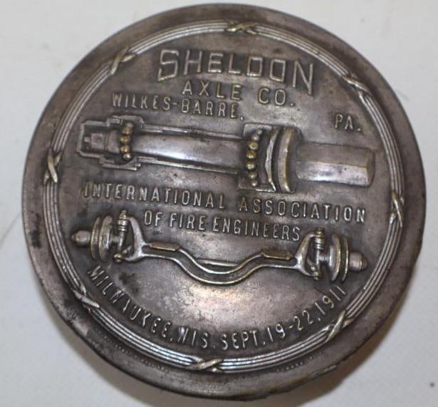 Embossed Sheldon Axle Company Advertising Brush (1 of 2)