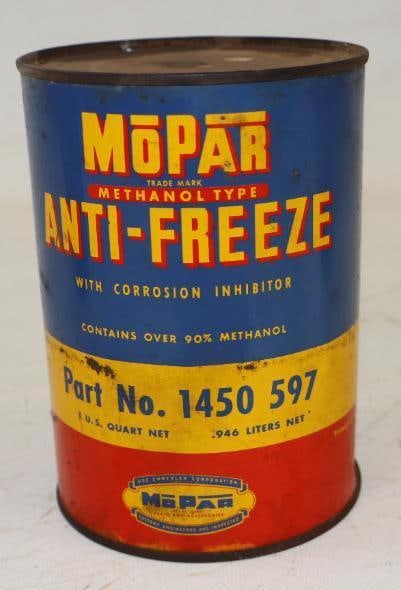 Mopar Antifreeze One Qt Metal Oil Can (1 of 2)