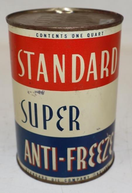 Standard Super Antifreeze One Qt Metal Oil Can (1 of 2)