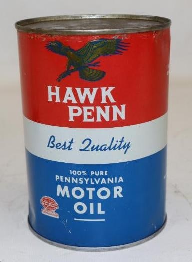 Hawk Penn Metal One Qt Oil Can (1 of 2)