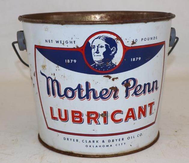 Mother Penn 10 Pound Grease Can (1 of 2)
