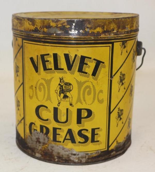 Nourse's Velvet 10 Pound Hard Oil Grease Can (1 of 2)