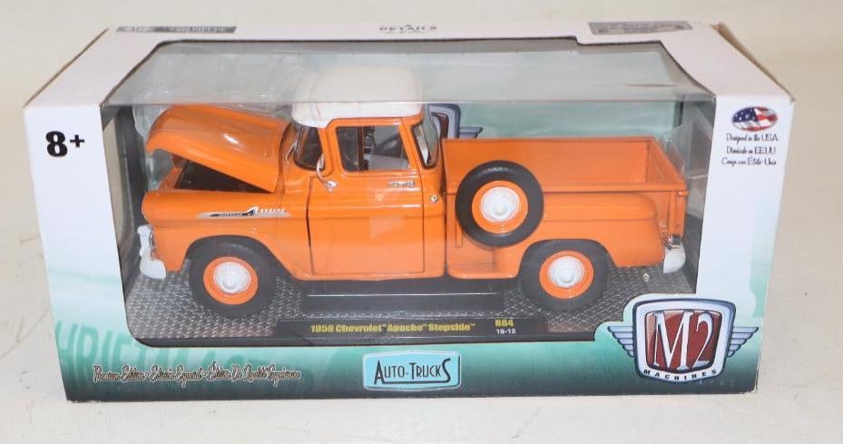 1958 Chevrolet Apache Step Side 1/18th Scale Truck In Original Box (1 of 2)