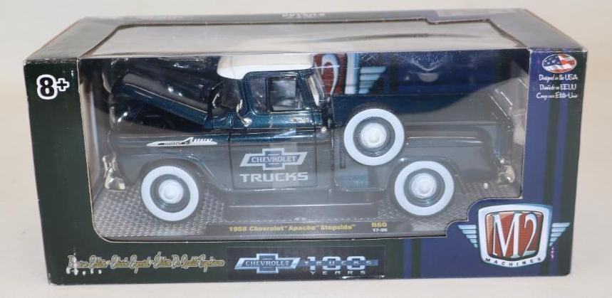 1959 Chevrolet Apache Step Side 1/18th Scale Truck In Original Box (1 of 2)