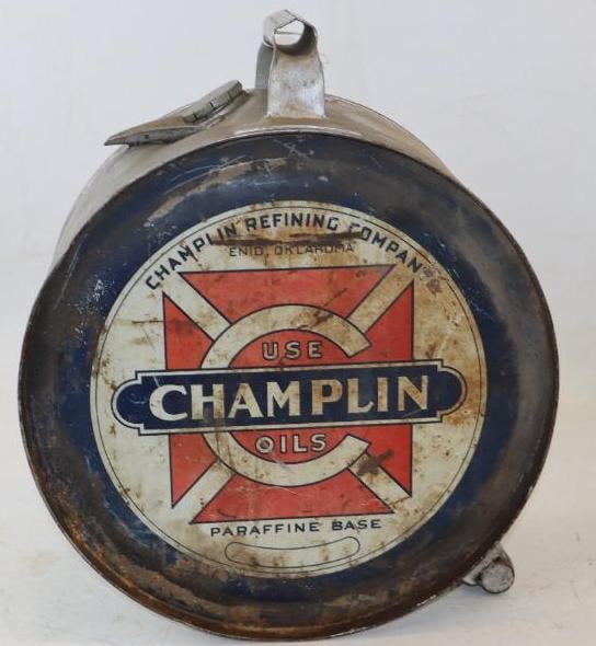 Champlin 5 Gallon Rocker Oil Can: Empty