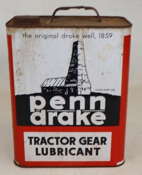 Penn Drake Tractor Gear Lubricant 2 Gallon Oil Can (1 of 3)