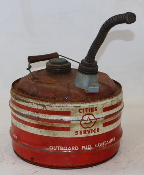 Cities Service 2.5 Gallon Outboard Fuel Can (1 of 3)