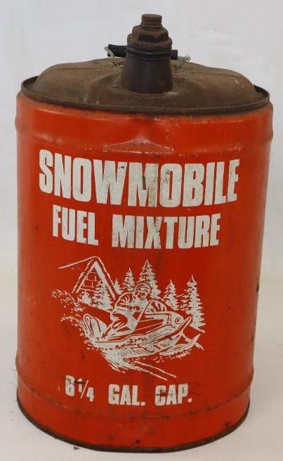 Graphic Snowmobile Fuel Mixture 6.25 Gallon Can: Empty