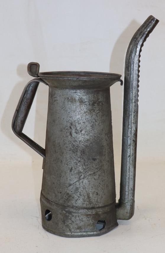 Huffman Half Gallon Embossed Pour Can: 64oz