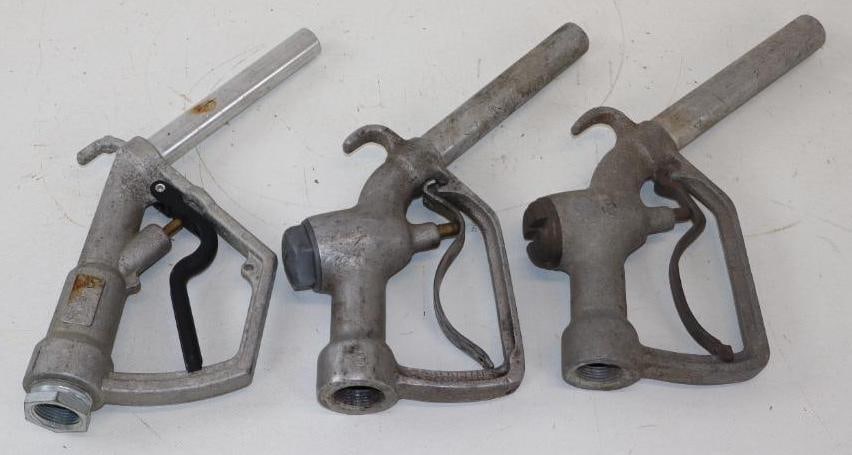 Group of 3 Different Gas Pump Nozzles (1 of 3)