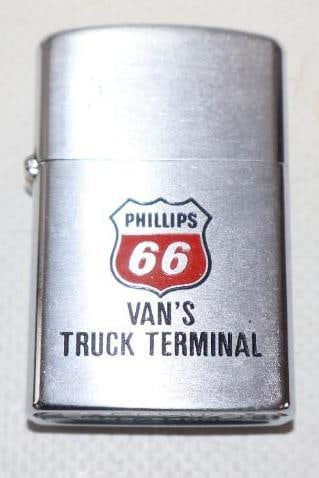 Phillips 66 Zippo Style Advertising Refillable Lighter (1 of 2)