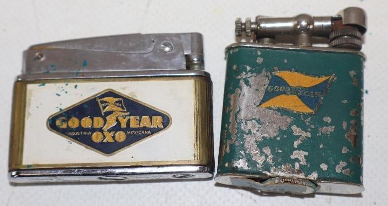 Group of 2 Goodyear Tires Advertising Refillable Lighters (1 of 2)
