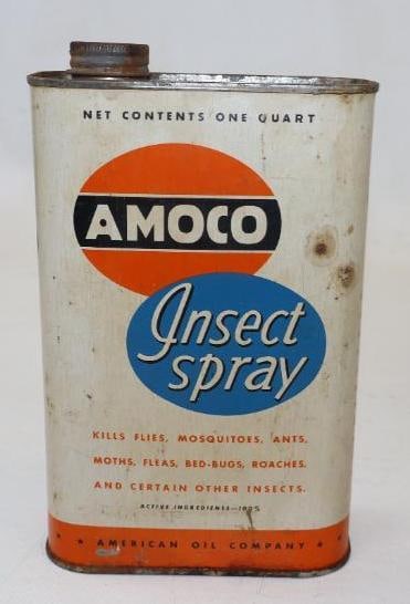 Amoco Insect Spray One Quart Insecticide Can (1 of 2)
