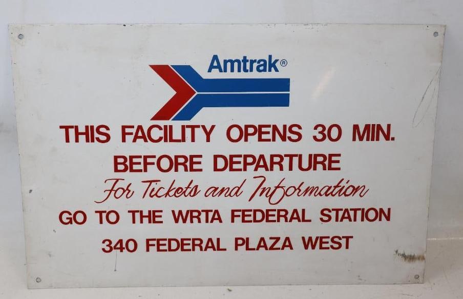 Amtrac 30 Minute Departure Ticket Sign (1 of 2)