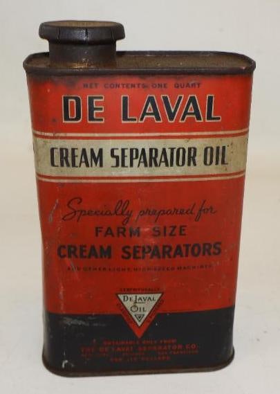De Laval Farm Size Cream Separator One Quart Oil Can (1 of 2)