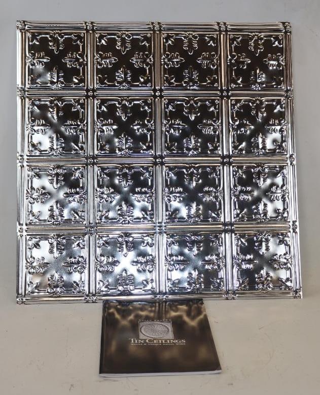 Group of 6 "Brian Greer's Tin Ceiling " Sections: 24" x 24" each section