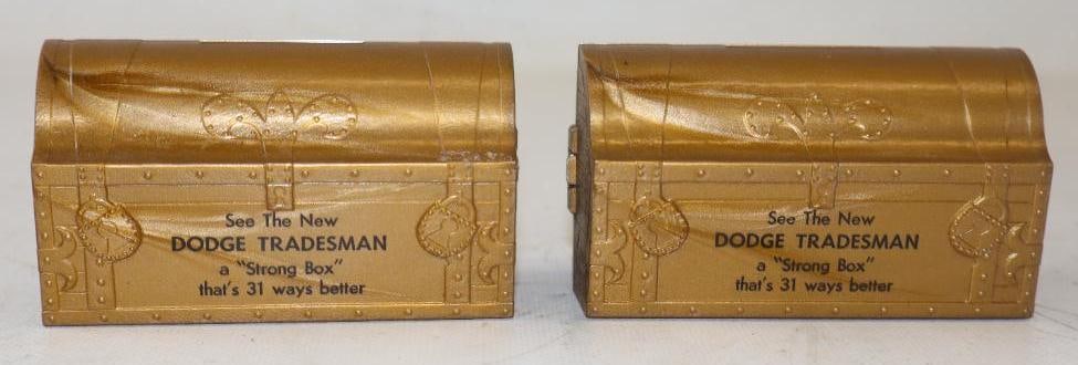 Group of 2 Dodge Tradesman Strong Box Coin Banks (1 of 3)