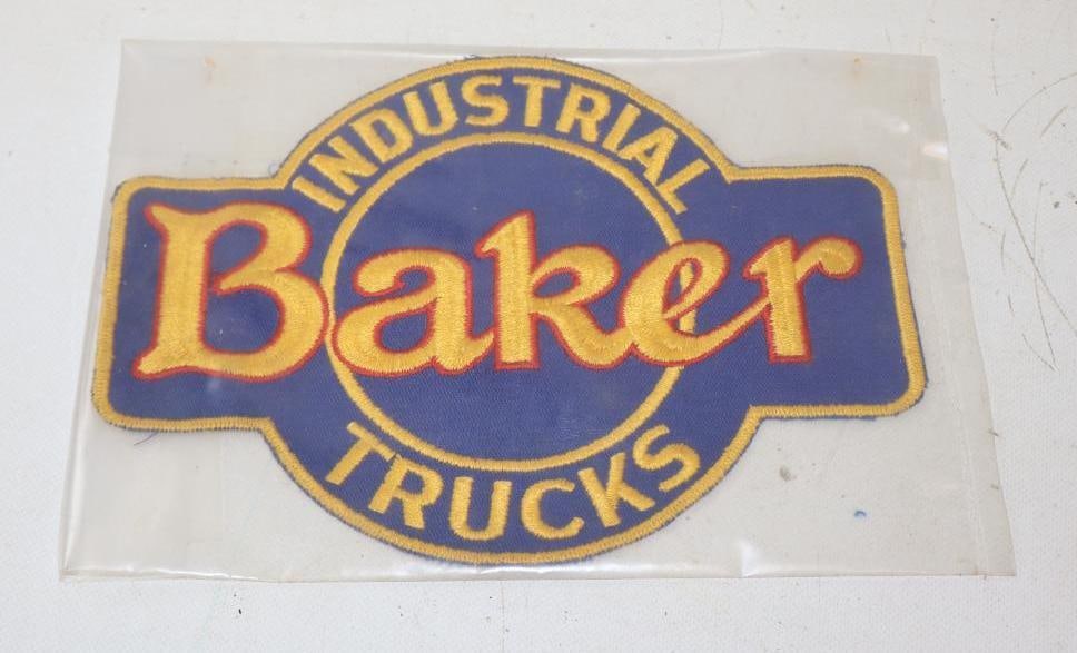 Baker Industrial Trucks Advertising Coat Patch: 10" x 7"