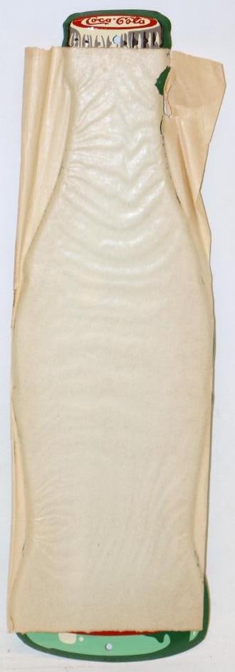 NOS 1950's Coca-Cola Die Cut Bottle Sign (1 of 7)