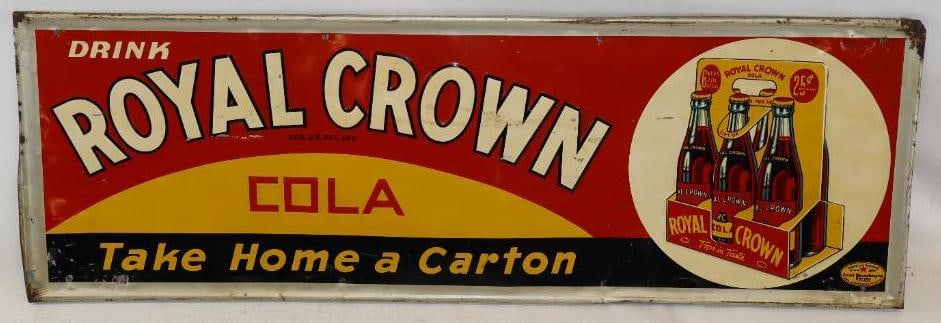 Royal Crown Cola Graphic 6-Pack Horizontal Embossed Sign (1 of 7)