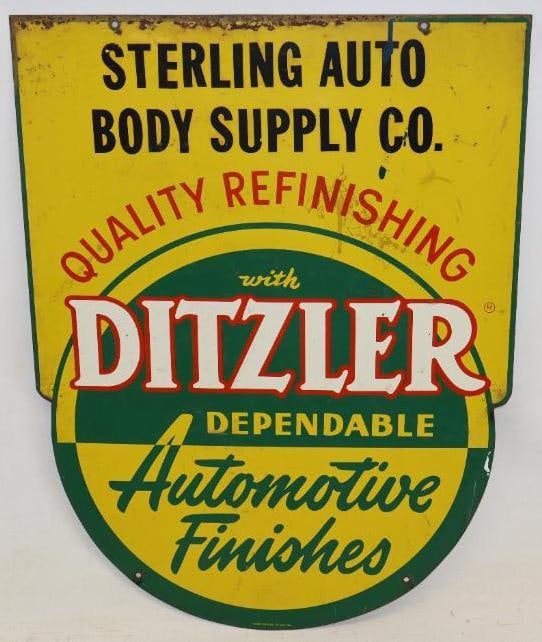 Ditzler Automotive Finishes Double Sided Hanging Paint Sign (1 of 10)