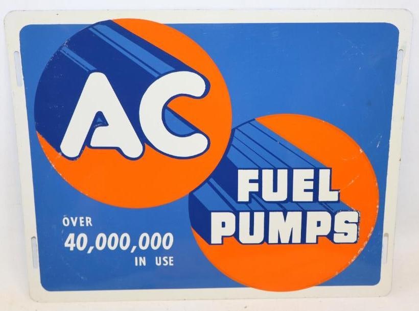 AC Fuel Pumps Single Sided Metal Sign (1 of 6)
