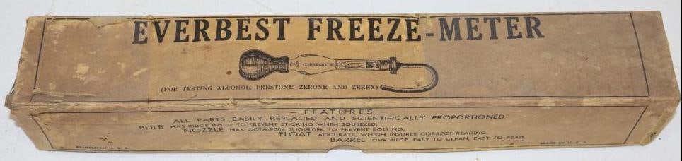 Everbest Freeze-Meter Antifreeze Measuring Instrument In Original Box: 12.25" x 2" x 2"