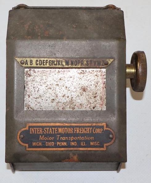 Interstate Motor Freight Corp. Desk Top Rolodex (1 of 4)