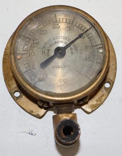 Winton Motor Car Co Brass Speedometer (1 of 3)