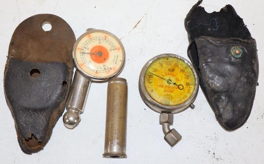 Group of 3 Goodyear, Messko And US Gauge Balloon Tire Presser Gauges (1 of 3)