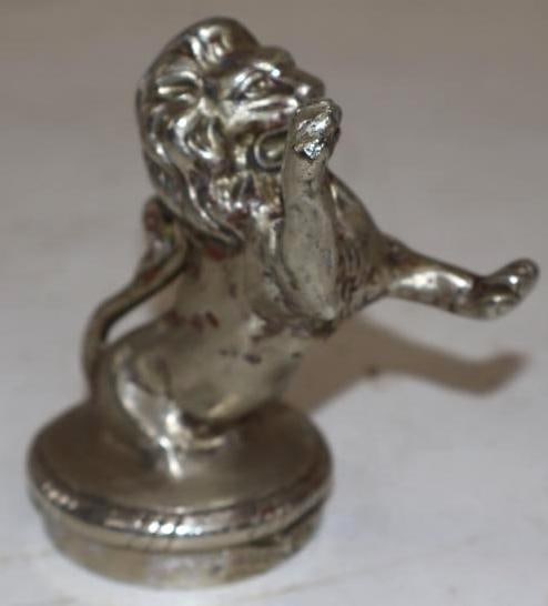 1924 Solid Nickel Franklin Motor Car Co Radiator Hood Ornament Mascot (1 of 3)