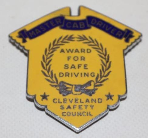 Cloisonne Master Cap Driver Safe Driving Award Hat Badge (1 of 2)