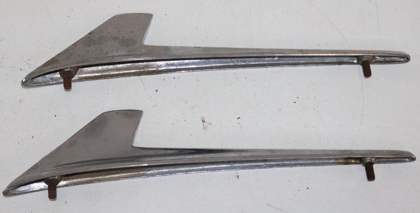 Group of 2 1957 Cadillac Hood Ornaments (1 of 3)