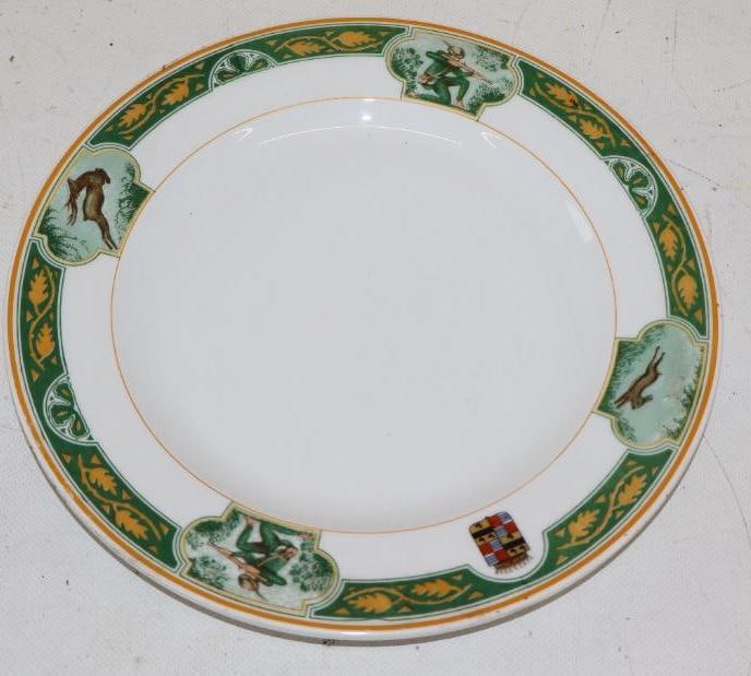 Cadillac Motor Car Co Royal Bavarian China Plate: 9" diameter