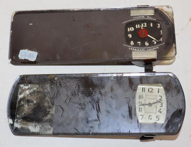 Group of 2 Rear View Mirrors w/ Clock (1 of 3)