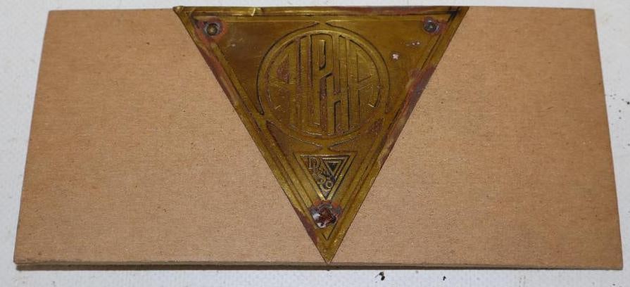 Alpha Brass Hit and Miss Engine Tag (1 of 2)