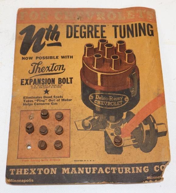 Thexton Expansion Bolts Cardboard Easel Back Countertop Display For Chevrolets (1 of 2)